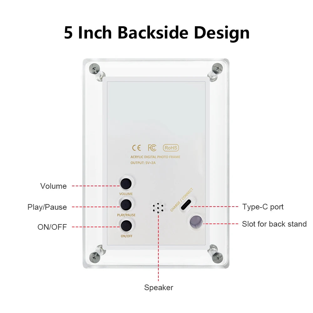 CrystalFrame Portable Digital Display